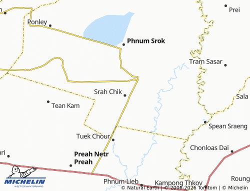 Mappa MICHELIN Srah Chik - ViaMichelin