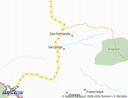 MICHELIN San Jorge map - ViaMichelin