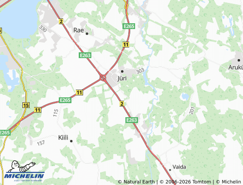 MICHELIN Aaviku map - ViaMichelin