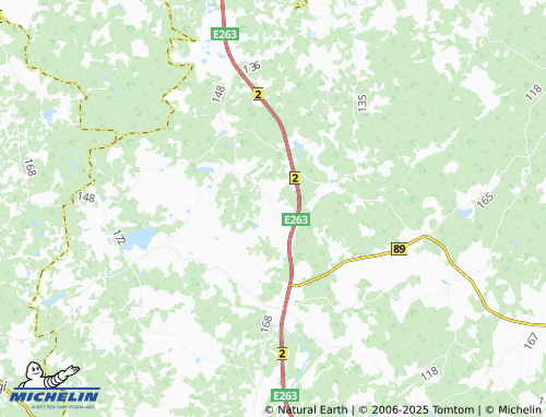 MICHELIN Sulaoja map - ViaMichelin