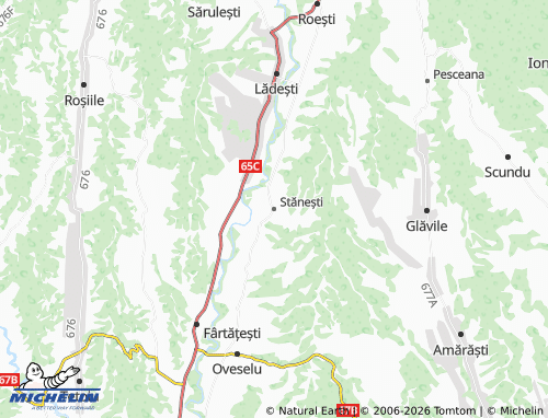 MICHELIN Stănești map - ViaMichelin