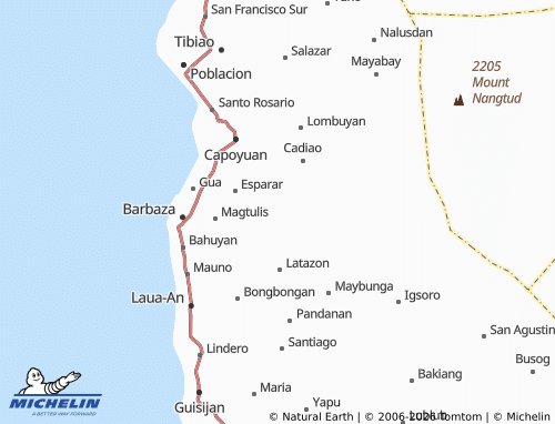 MICHELIN Tabongtabong map - ViaMichelin