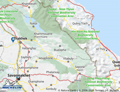 Mappa MICHELIN Bualapha - ViaMichelin