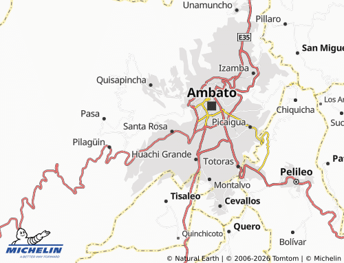 Mappa MICHELIN Santa Rosa - ViaMichelin