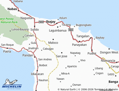 MICHELIN Naile map - ViaMichelin