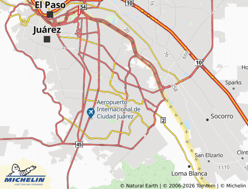 MICHELIN Cielo Vista map - ViaMichelin