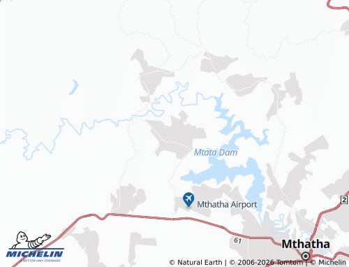 MICHELIN-Landkarte Mthini - ViaMichelin