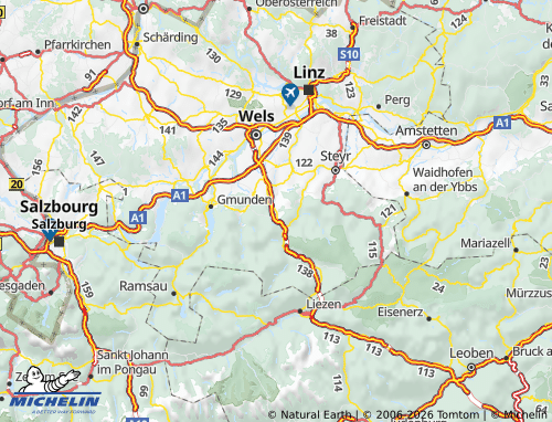 MICHELIN Kirchdorf an der Krems map - ViaMichelin