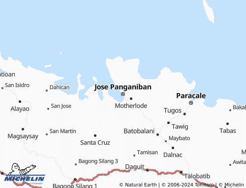 MICHELIN Jose Panganiban map - ViaMichelin