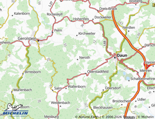 Mapa MICHELIN Neroth - ViaMichelin