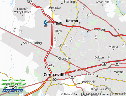 Mappa MICHELIN Franklin Farm - ViaMichelin