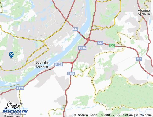 MICHELIN Ol'gino map - ViaMichelin