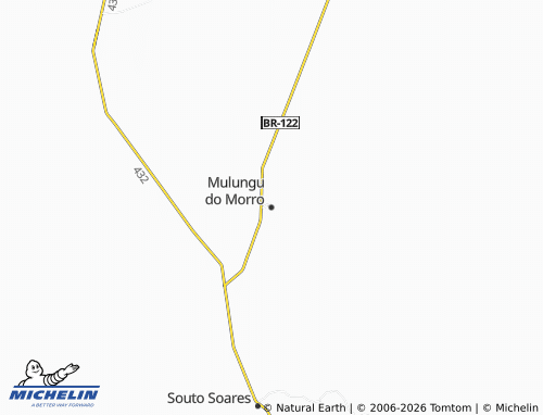 Mappa MICHELIN Mulungu do Morro - ViaMichelin