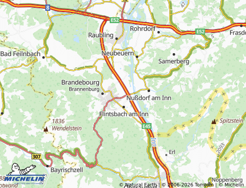 MICHELIN Tiefenbach map - ViaMichelin