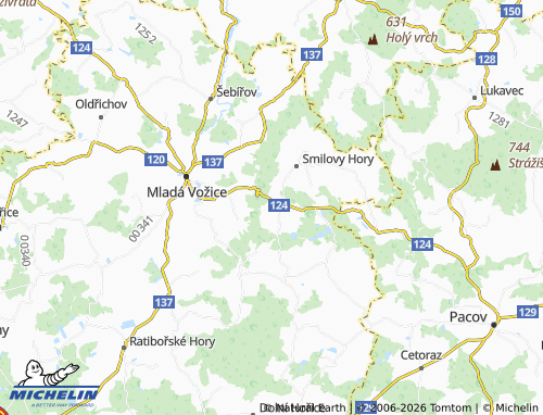 Kaart MICHELIN Františkov - ViaMichelin