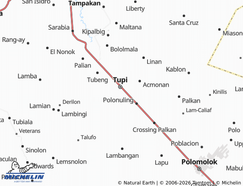 MICHELIN Bunao map - ViaMichelin