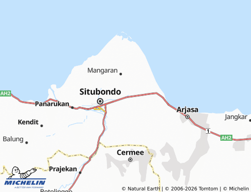 MICHELIN Panji map - ViaMichelin