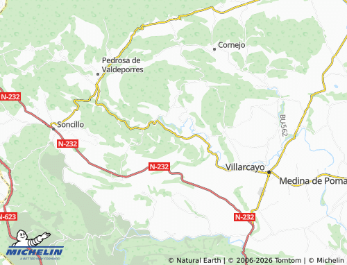 MICHELIN Brizuela map - ViaMichelin