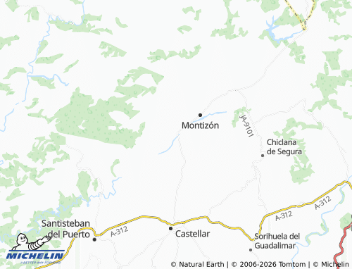 MICHELIN-Landkarte Aldeahermosa - ViaMichelin