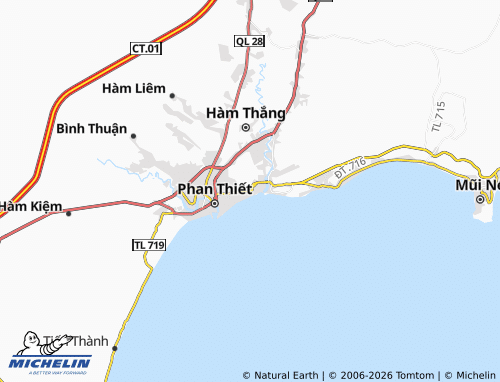 Mappa MICHELIN Thanh Hải - ViaMichelin