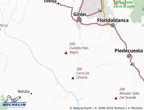 MICHELIN Peñas map - ViaMichelin