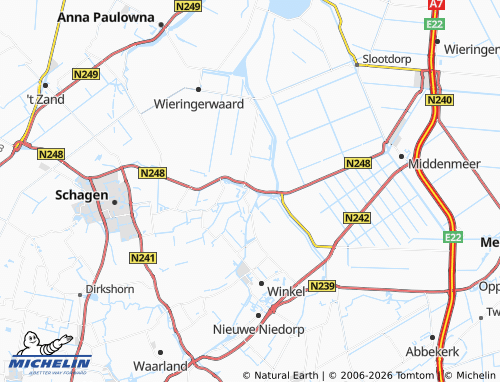 MICHELIN De Strook map - ViaMichelin