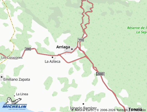 MICHELIN-Landkarte Ampliación Santa Rita - ViaMichelin