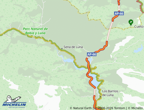 MICHELIN Pabladura map - ViaMichelin