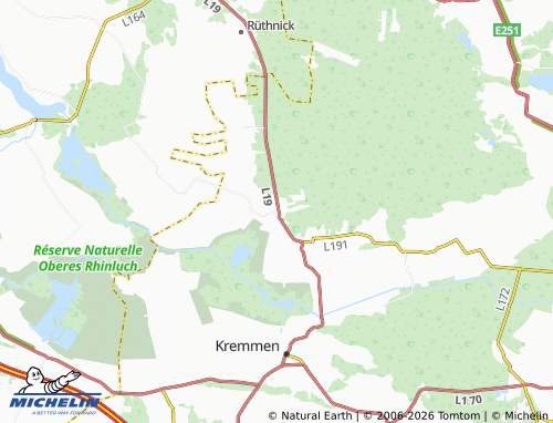 MICHELIN Beetz map - ViaMichelin