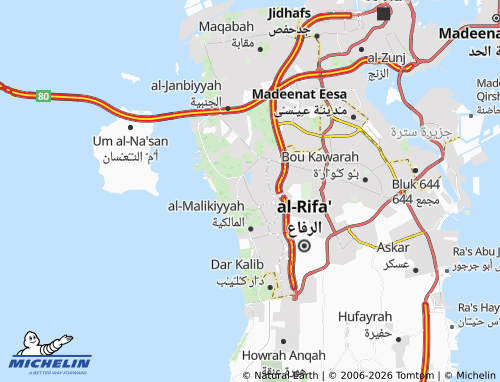Mapa MICHELIN al-Louzi - ViaMichelin