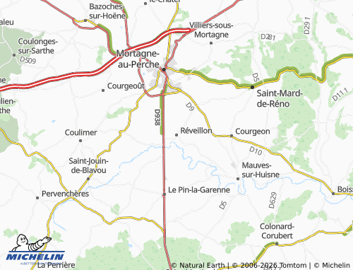 Mappa MICHELIN Réveillon - ViaMichelin