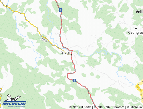 Mapa MICHELIN Slunj - ViaMichelin