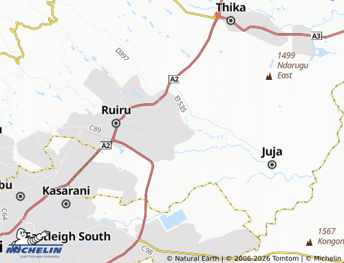 MICHELIN Mugutha map - ViaMichelin
