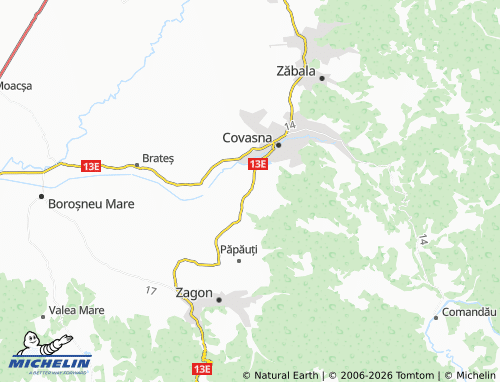 MICHELIN-Landkarte Chiuruș - ViaMichelin