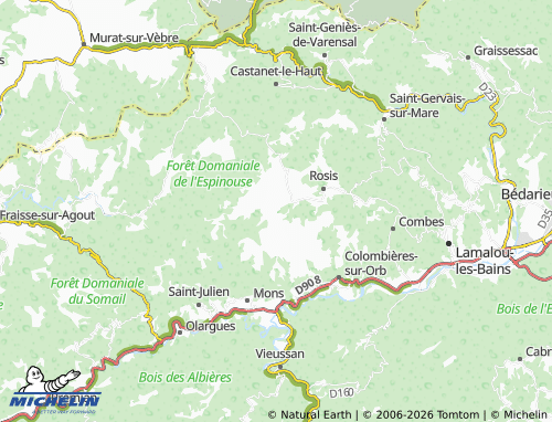 MICHELIN Douch map - ViaMichelin