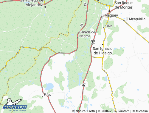 MICHELIN El Tecolote map - ViaMichelin