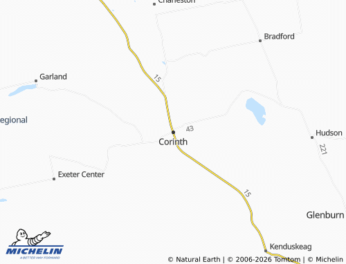 Carte MICHELIN Corinth - ViaMichelin