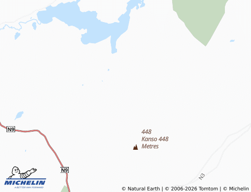 MICHELIN Toukoro map - ViaMichelin