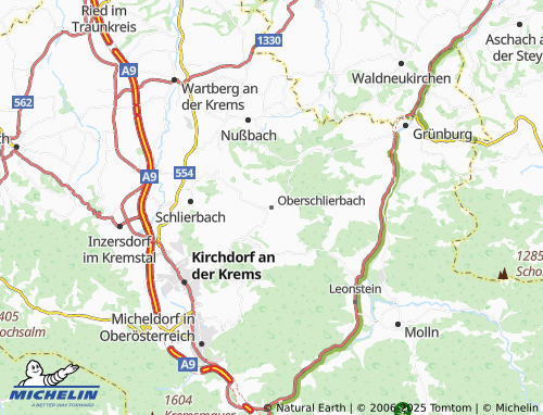 Carte MICHELIN Oberschlierbach - ViaMichelin