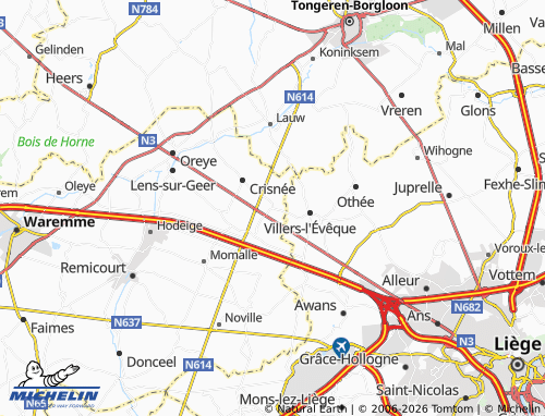 Mappa MICHELIN Odeur - ViaMichelin