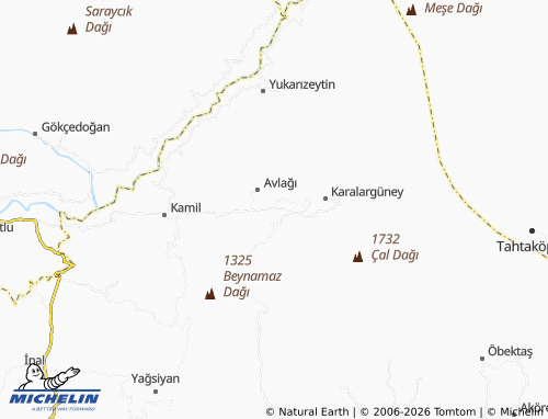 MICHELIN Hanefi map - ViaMichelin
