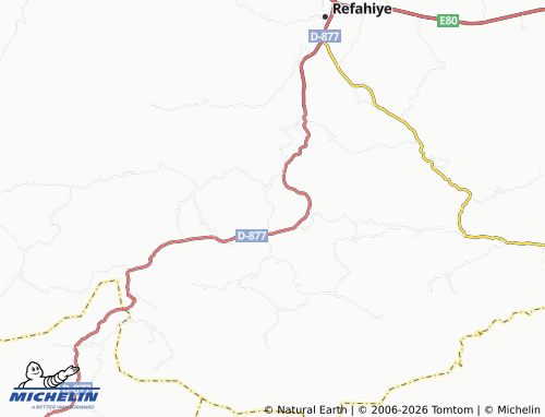 MICHELIN Akbağ map - ViaMichelin