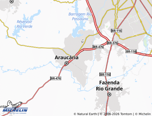 Carte MICHELIN Sabiá - ViaMichelin