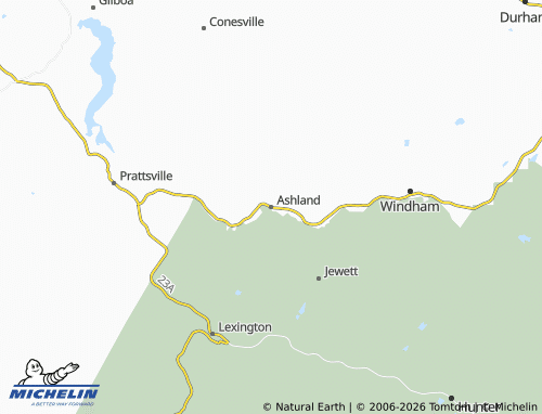 Mapa MICHELIN Ashland - ViaMichelin