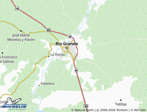 MICHELIN Lomas del Río map - ViaMichelin