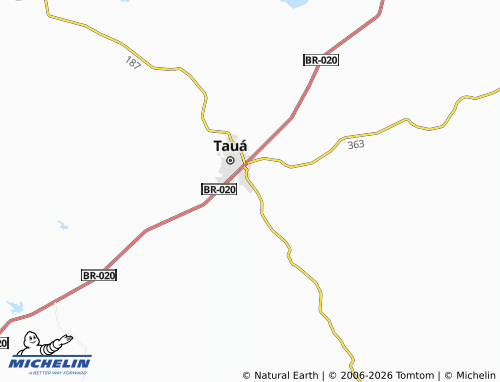 Mappa MICHELIN Manoel Alves Mota - ViaMichelin
