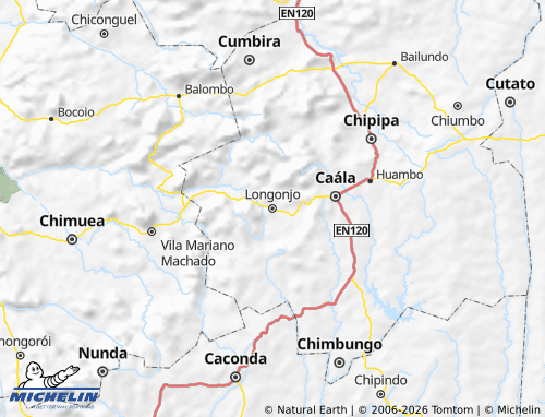 MICHELIN Longonjo map - ViaMichelin