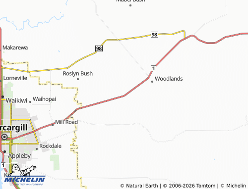 Mapa MICHELIN Longbush - ViaMichelin