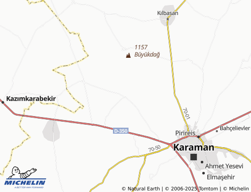 MICHELIN Çiğdemli map - ViaMichelin
