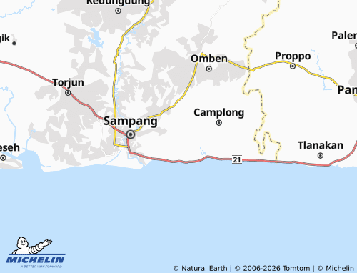 Carte MICHELIN Banjar Talela - ViaMichelin
